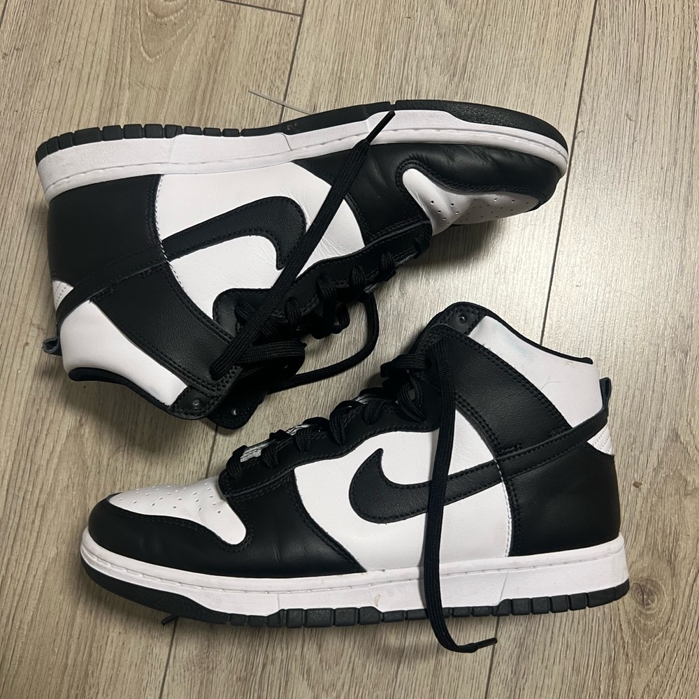 Nike Dunk High Black White Men's Size 10
